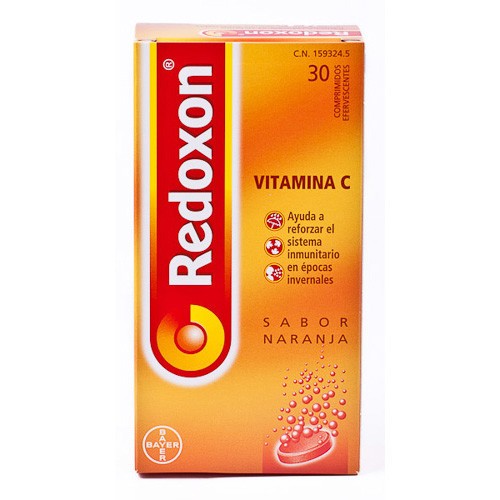 Imagen de Redoxon extra defensas naranja 30 comprimidos